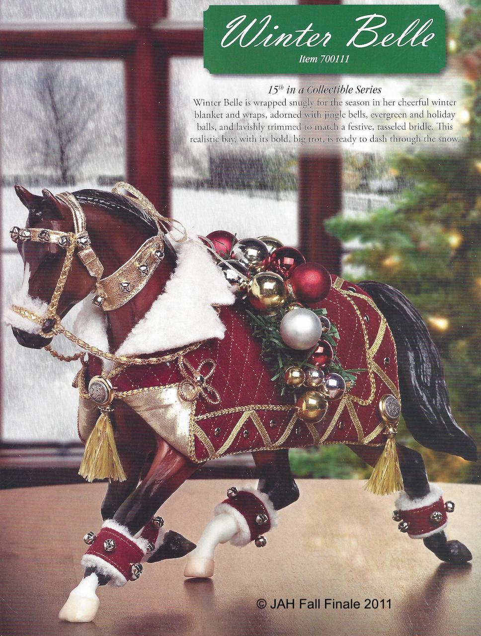 その他 M. BREYER 2011 WINTER BELLE Breyer Horse Winter Belle 2011 Christmas Horse - Breyer